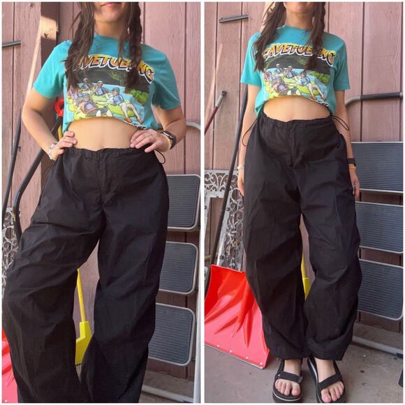 Vtg Made In Mexico Small Cavetubing Belize Central America Retro Cropped T Shirt - Picture 2 of 9